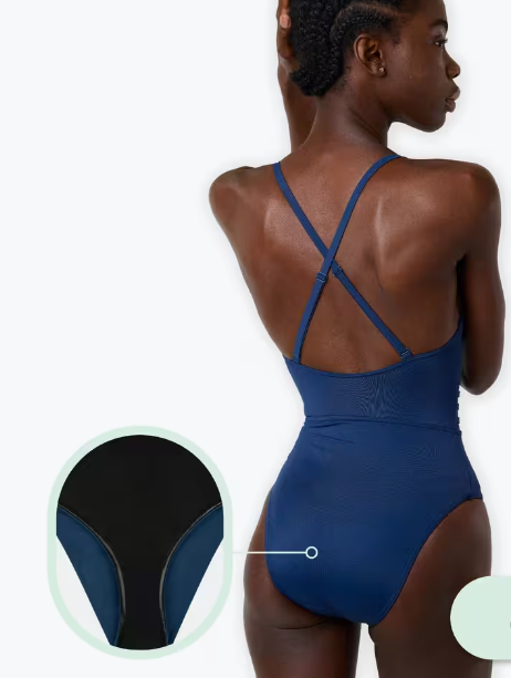 1-delig Damesmenstruatiebadpak Nereides - Middelmatige Menstruatie -Volwassenen